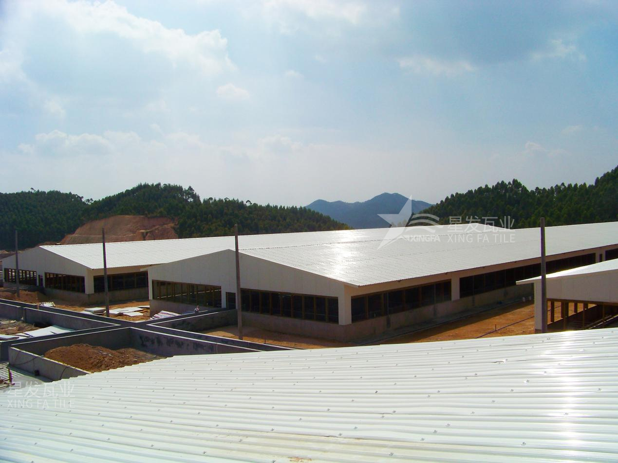 合成樹(shù)脂瓦施工安裝用什么材料搭建架子，鋼結構搭建樹(shù)脂瓦